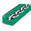Chain guide for chain with round switches type CRO